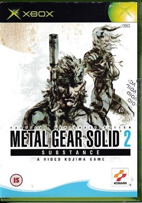 Metal Gear Solid 2 Substance - XBOX (B Grade) (Genbrug)